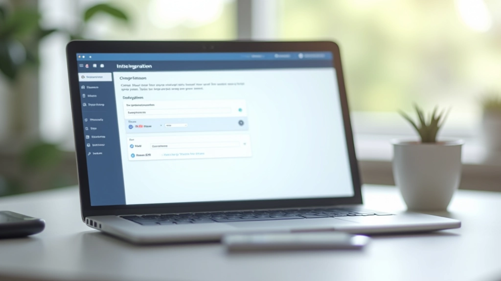 Skaitmeninė sąsaja su ChatBot nustatymo mygtukais ir meniu